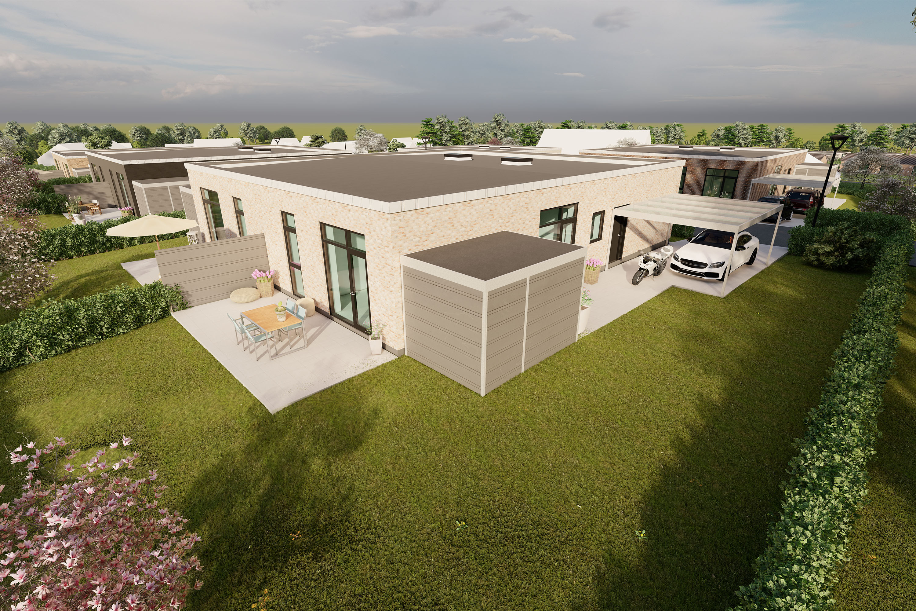 Rækkehus på 105 m2 i Viborg, Kong Christoffers Vej 