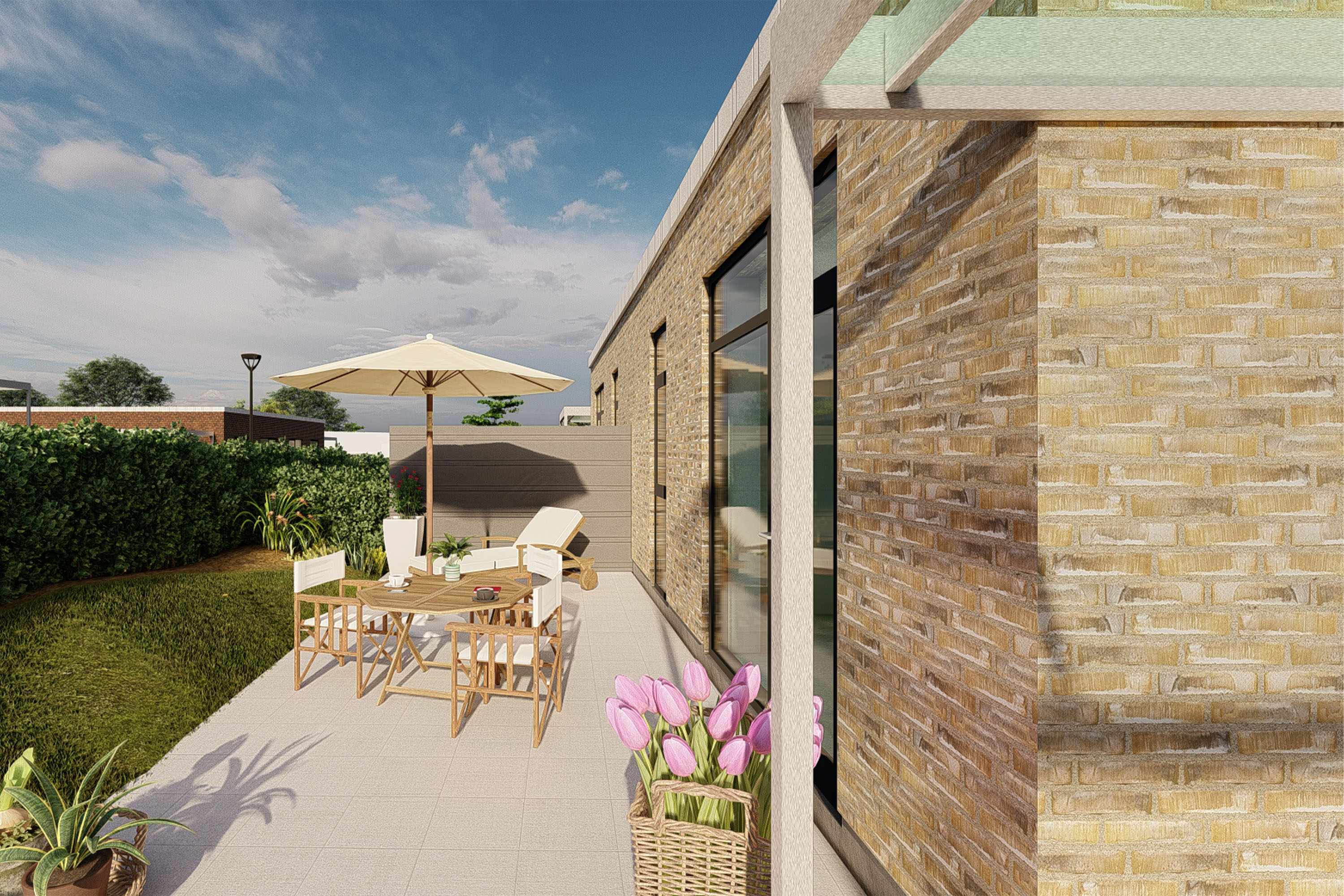 Rækkehus på 105 m2 i Viborg, Kong Christoffers Vej 