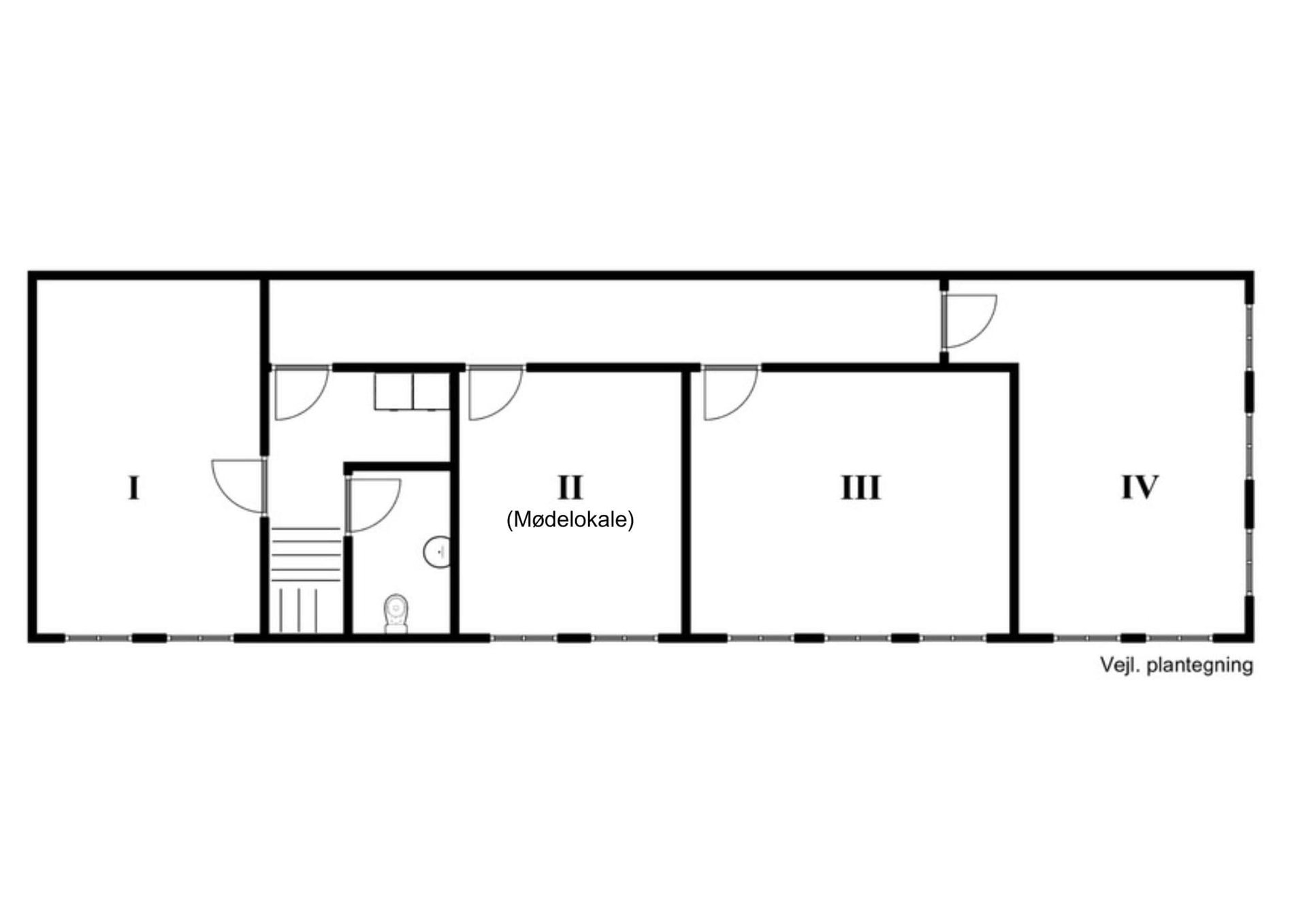 Kontor på 35 m2 i Viborg, Lundborgvej 