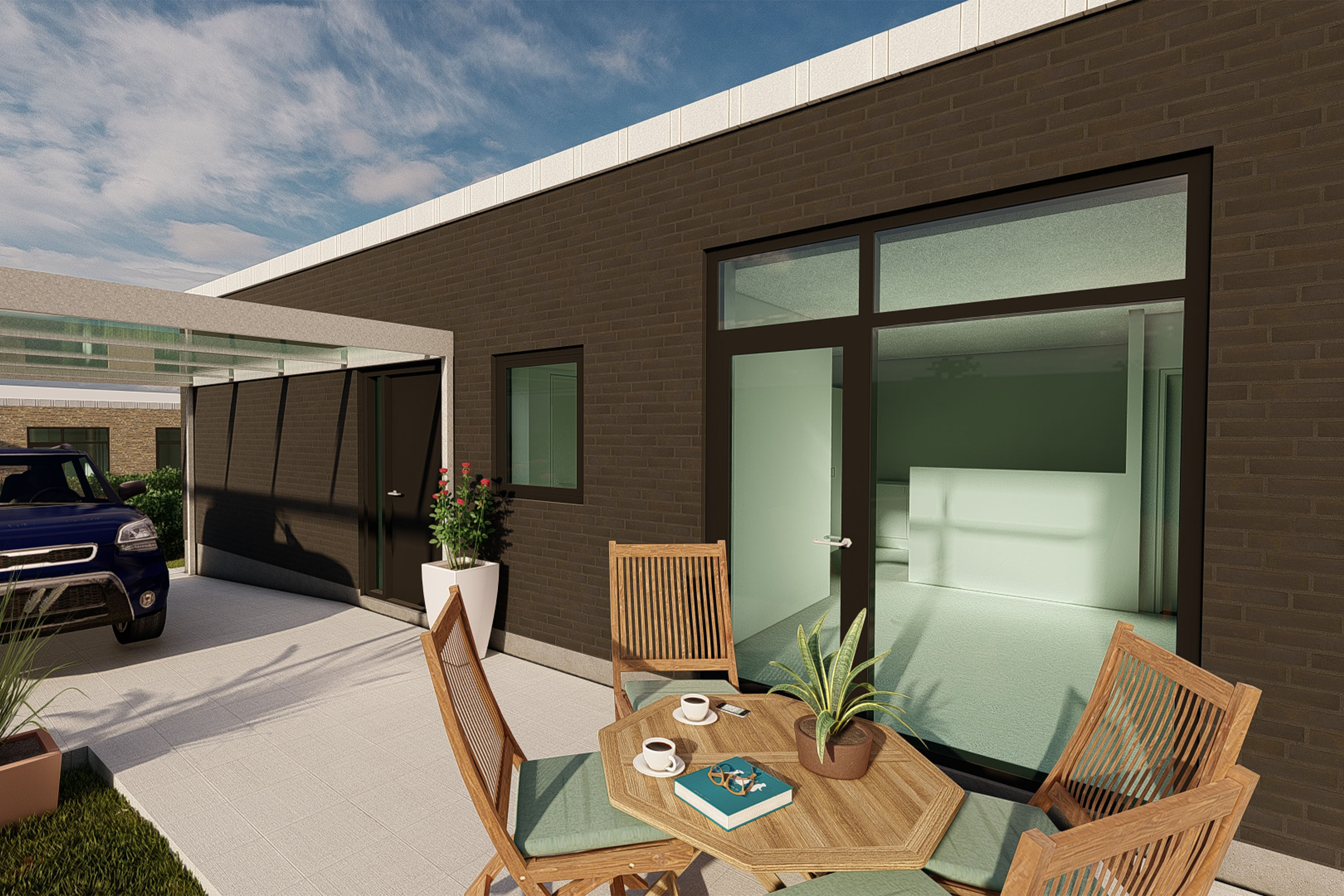 Rækkehus på 105 m2 i Viborg, Kong Christoffers Vej 