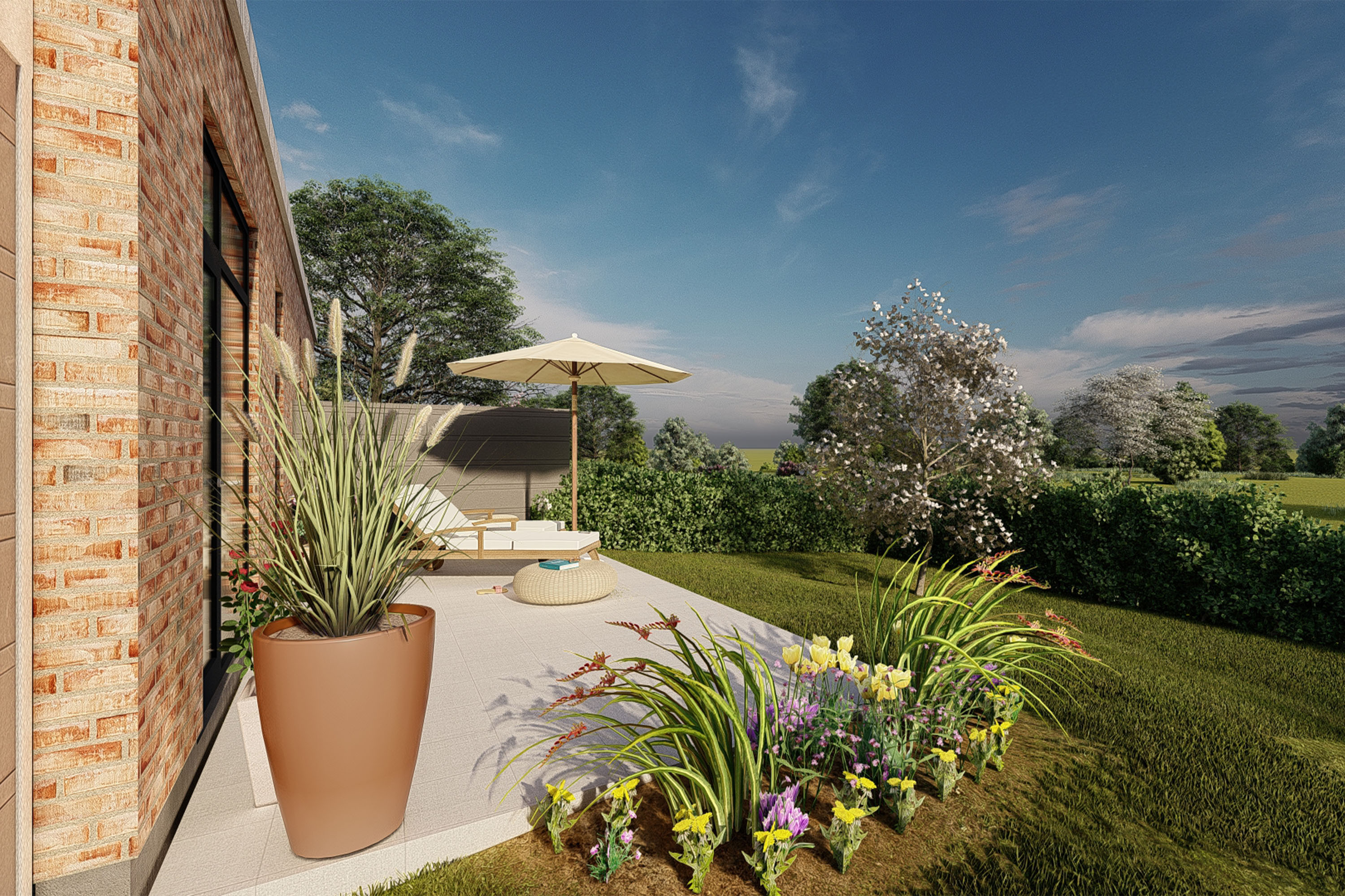 Rækkehus på 105 m2 i Viborg, Kong Christoffers Vej 