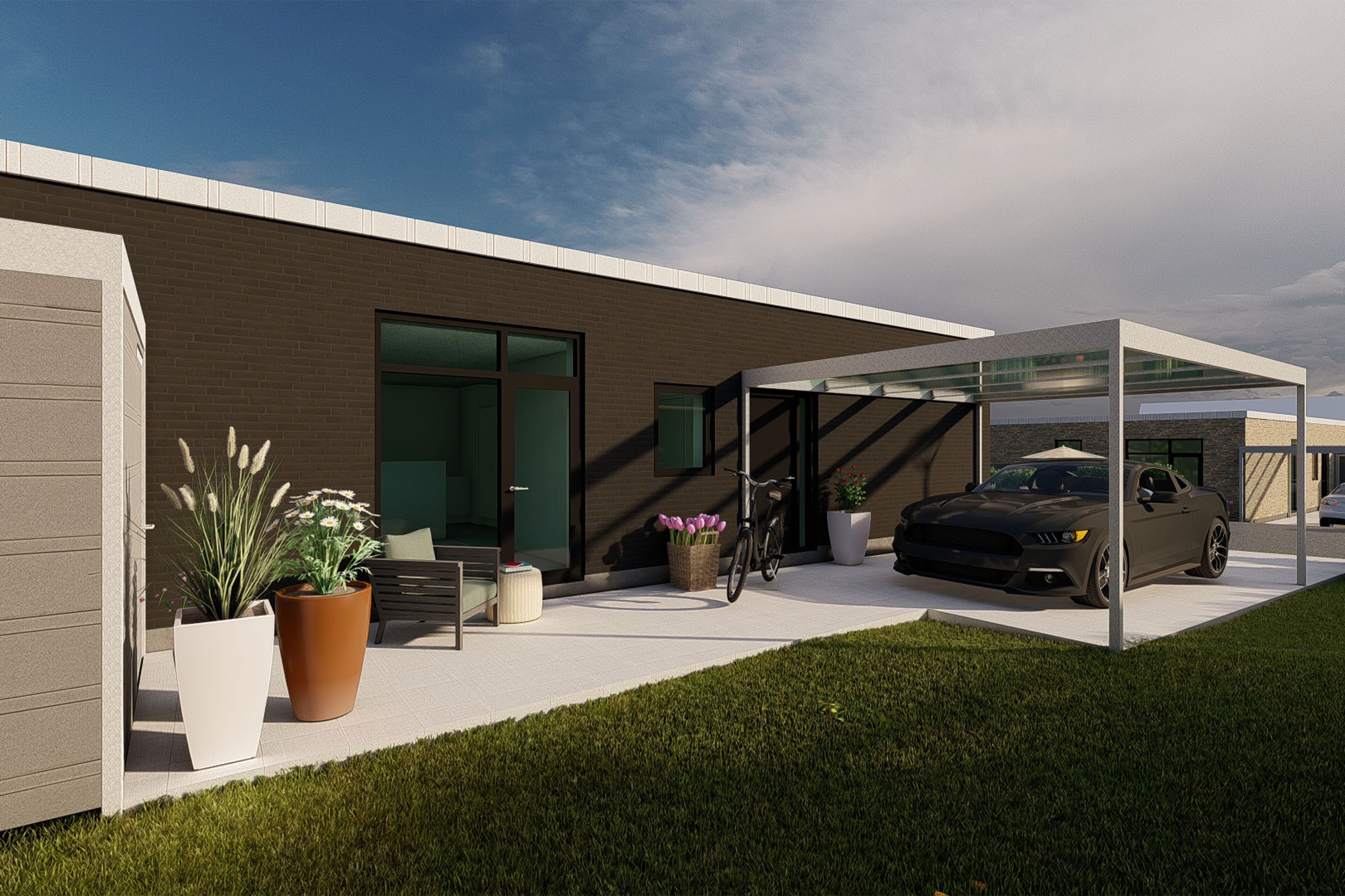 Rækkehus på 105 m2 i Viborg, Kong Christoffers Vej 