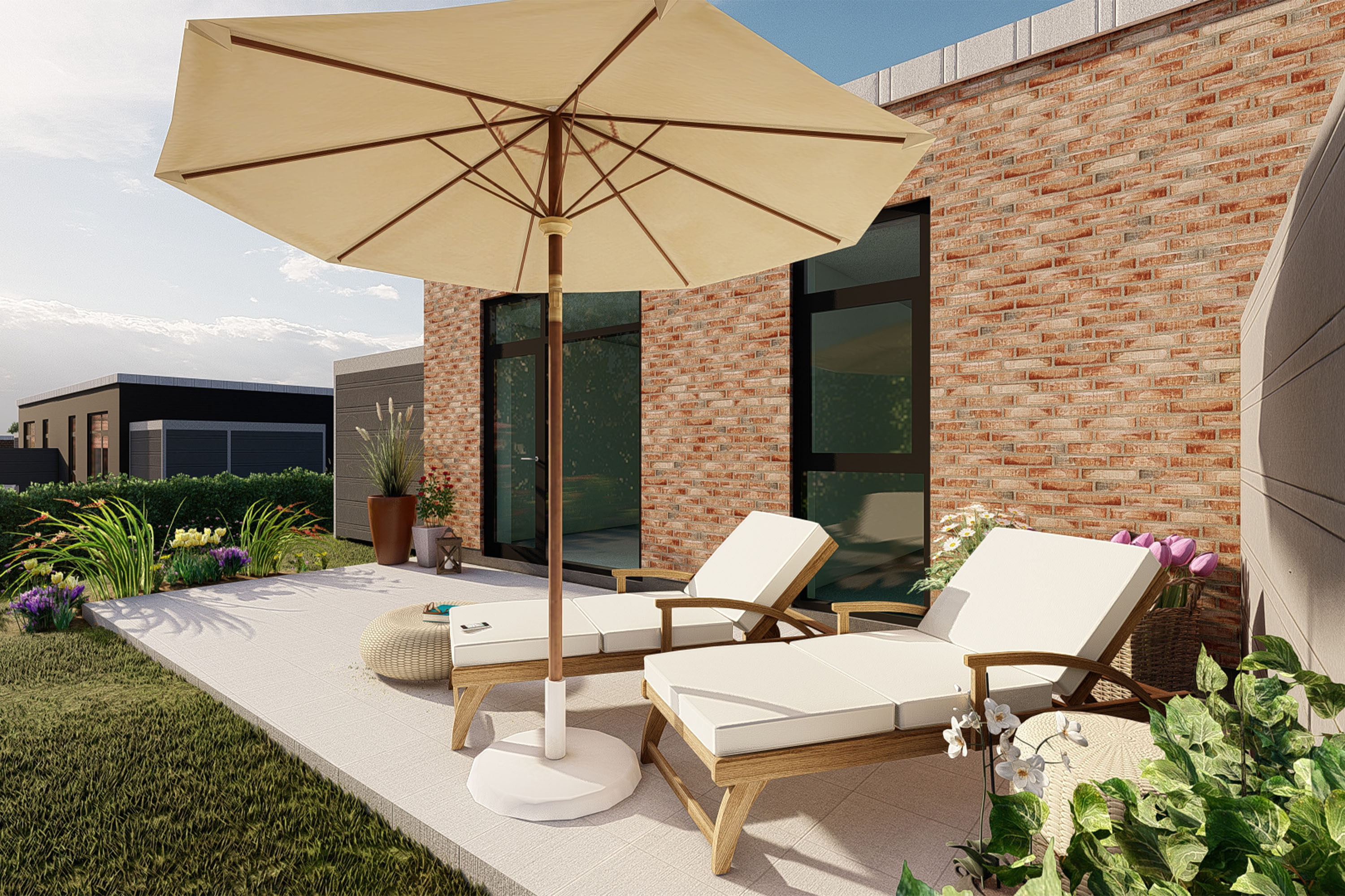 Rækkehus på 105 m2 i Viborg, Kong Christoffers Vej 