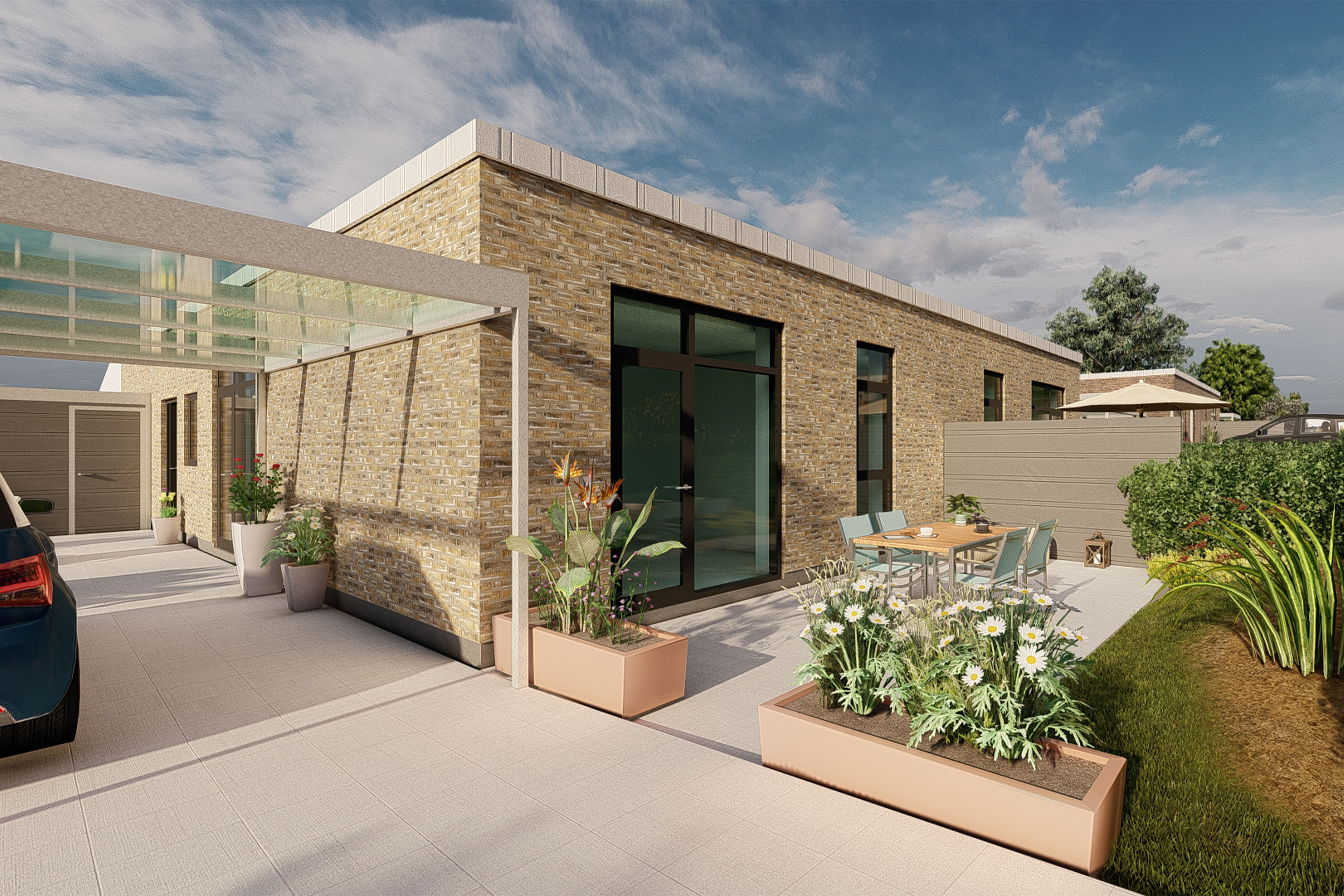 Rækkehus på 105 m2 i Viborg, Kong Christoffers Vej 